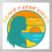 Peace & Love Vibes Poster (Vorne)