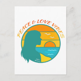 Peace & Love Vibes Postkarte