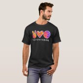 Peace Love Volleyball - Volleyball Lovers T-Shirt (Vorne ganz)