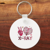 Peace Love X Ray Valentine Schlüsselanhänger (Vorderseite)