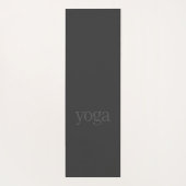 Peace Love Yoga - Motivational Modern Lifestyle Yogamatte (Rückseite)