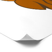 Peace Lover, Floral Crazy Tiki Hippie Poster (Ecke)