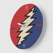 Peace lovign acrylic wall clock große wanduhr (Winkel)