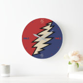 Peace lovign acrylic wall clock große wanduhr (Zuhause)