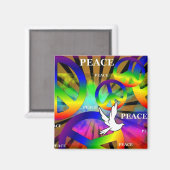 Peace Magnet (Vorderseite/Rückseite)