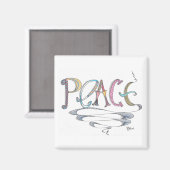 Peace Magnet (Vorderseite/Rückseite)