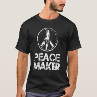 Peace Maker 60er 70er Jahre - Zeichen des Friedens T-Shirt