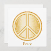 Peace Mandala Einladung/Ankündigung Flachkarte (Vorne/Hinten)