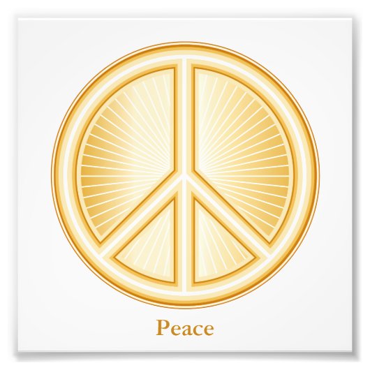 Peace Mandala Fotodruck (Vorne)