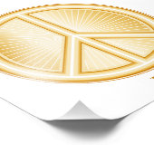 Peace Mandala Fotodruck (Ecke)