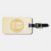 Peace Mandala Gepäckanhänger (Vorderseite horizontal)