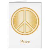 Peace Mandala Grußkarte (Vorne)