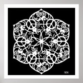 Peace Mandala Poster (Vorne)