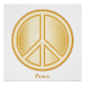 Peace Mandala Poster (Vorderseite)