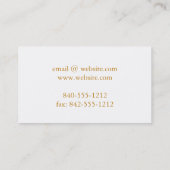 Peace Mandala Visitenkarte (Rückseite)