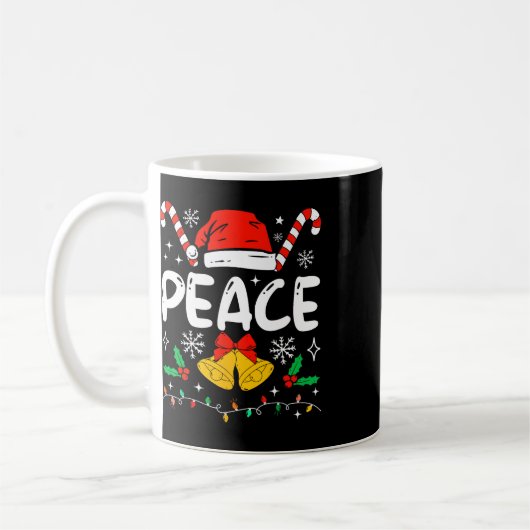 Peace Matching I Come In Peace Couples Santa Hat C Kaffeetasse (Links)