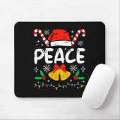 Peace Matching I Come In Peace Couples Santa Hat C Mousepad (Mit Mouse)