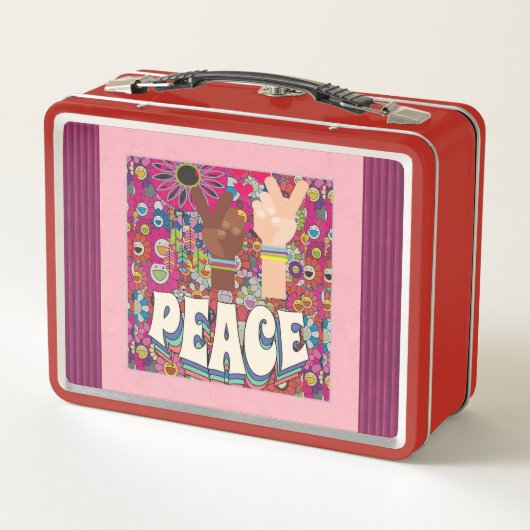 Peace Metal Lunch Box (Rückseite)