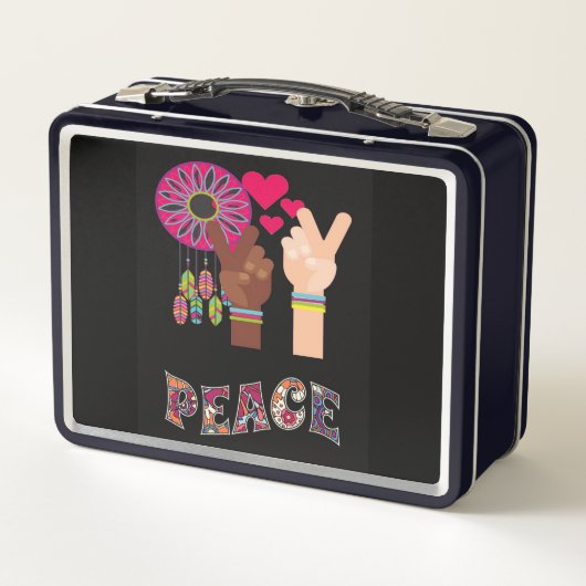 Peace Metal Lunch Box (Rückseite)