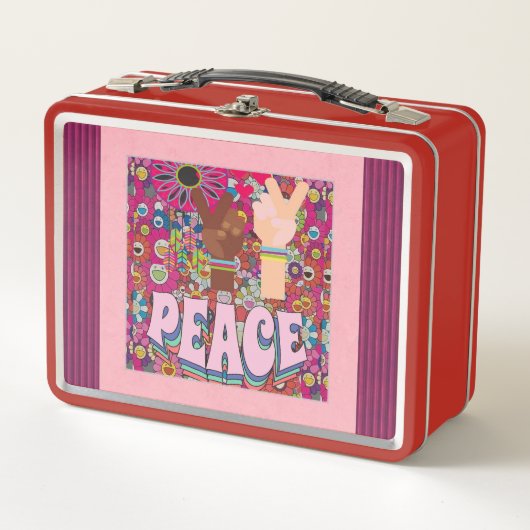 Peace Metal Lunch Box (Vorderseite)