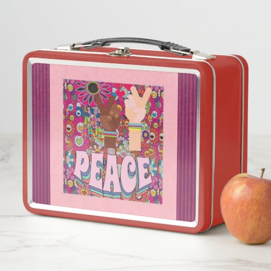 Peace Metal Lunch Box (Beispiel)