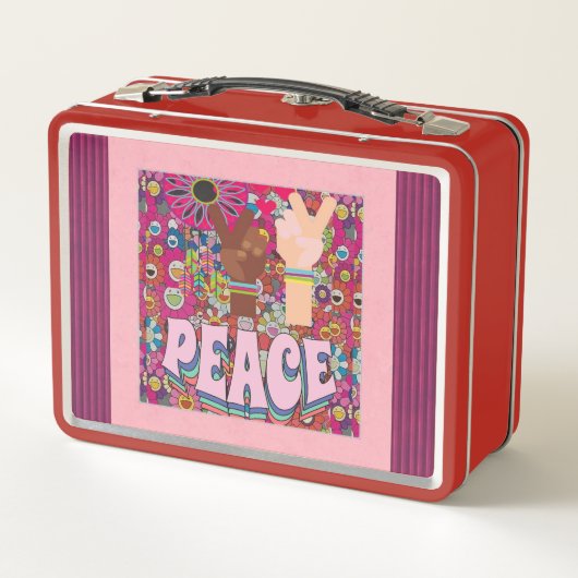 Peace Metal Lunch Box (Rückseite)