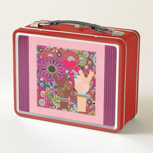 Peace Metal Lunch Box (Rückseite)
