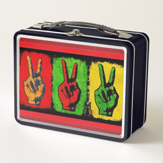 Peace Metal Lunch Box (Vorderseite)