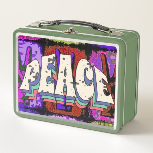 Peace Metal Lunch Box (Vorderseite)