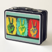 Peace Metal Lunch Box (Rückseite)