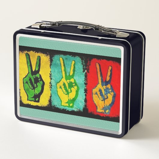 Peace Metal Lunch Box (Rückseite)