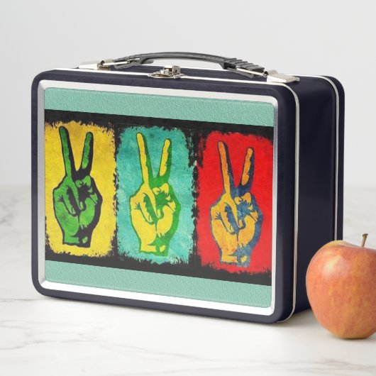 Peace Metal Lunch Box (Beispiel)