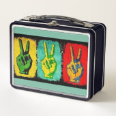 Peace Metal Lunch Box (Vorderseite)