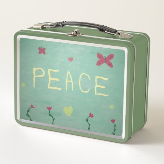 Peace Metal Lunchbox (Vorderseite)