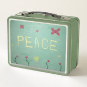 Peace Metal Lunchbox (Rückseite)
