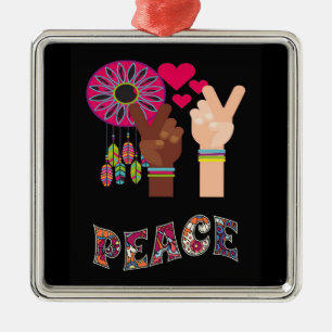Peace Metal Ornament Aus Metall