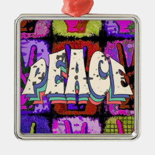 Peace Metal Ornament Aus Metall