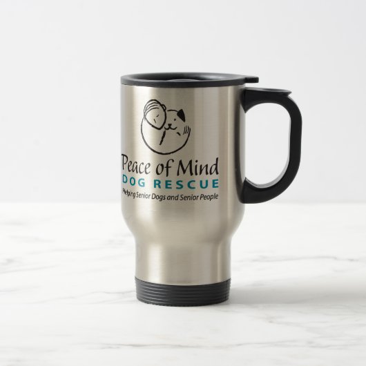 Peace Mind Logo Travel Mug Reisebecher (Rechts)