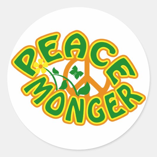 Peace Monger Sticker (Vorderseite)