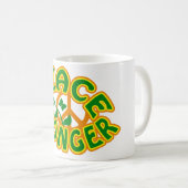 Peace Monger Tasse - wählen Sie Stil & Farbe (VorderseiteRechts)
