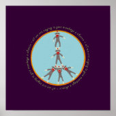 Peace Monkeys Poster (Vorne)