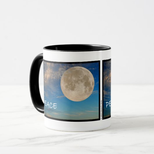 Peace Moon Tasse (Vorderseite Links)