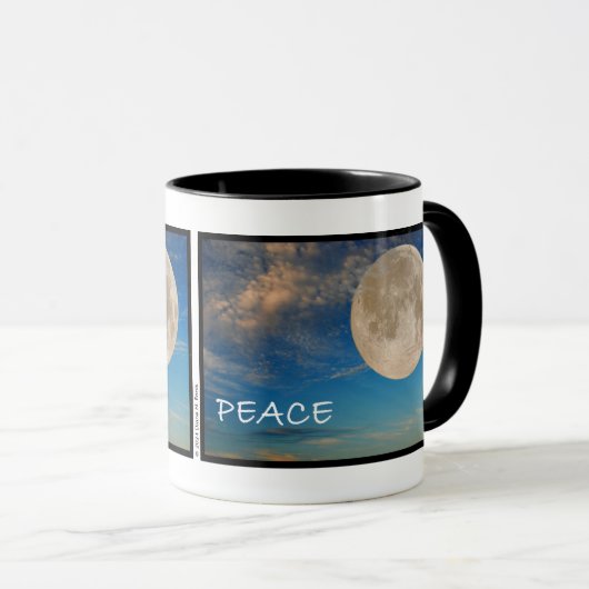 Peace Moon Tasse (VorderseiteRechts)