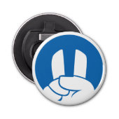 Peace Mopar Logo Flaschenetikett Flaschenöffner (Vorderseite)