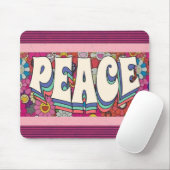 Peace Mouse Pad Mousepad (Mit Mouse)