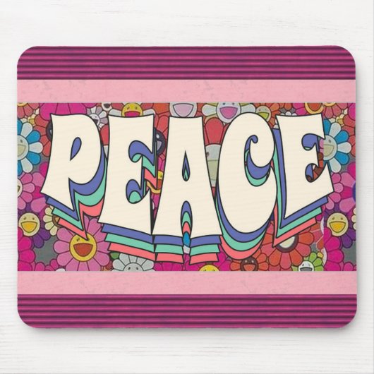 Peace Mouse Pad Mousepad (Vorne)