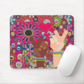 Peace Mouse Pad Mousepad (Mit Mouse)