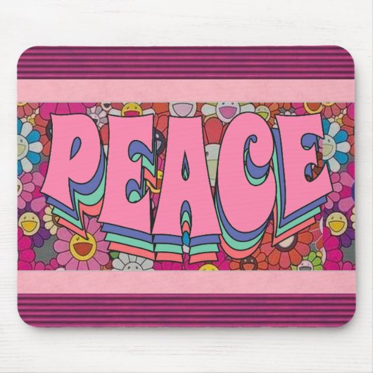 Peace Mouse Pad Mousepad (Vorne)