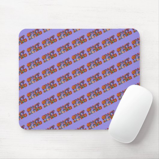 Peace Mouse Pad Mousepad (Mit Mouse)