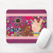 Peace Mouse Pad Mousepad (Mit Mouse)